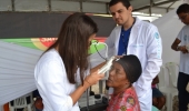 Lavradora com suspeita de glaucoma é encaminhada para exames, através da Ação Global em Bonfim de Feira