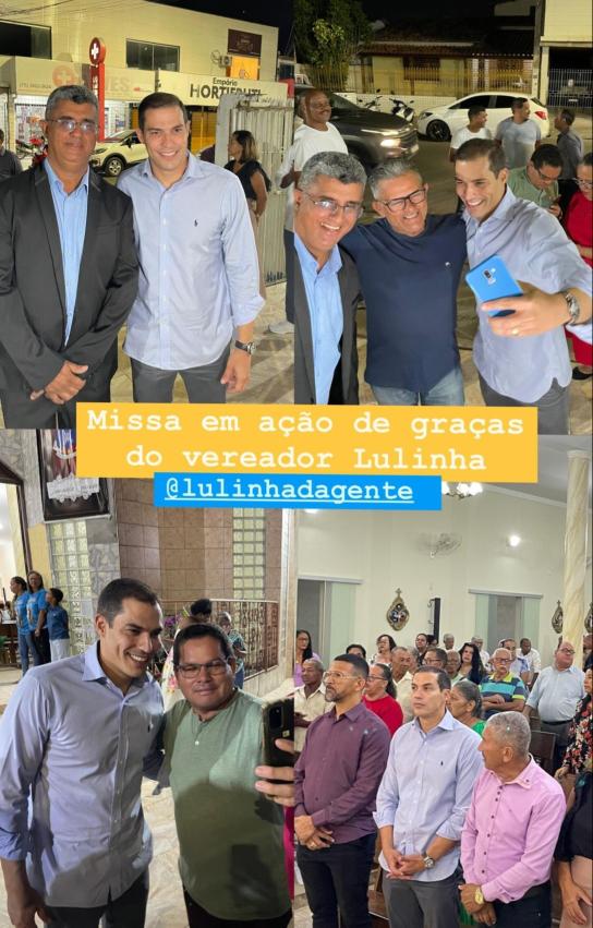 Deputado Gabriel Nunes participa de Missão de Ação de Graças pela vitória de Lulinha