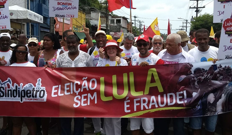 Na Lavagem do Bonfim, Sindipetro Bahia defende democracia e eleição de Lula